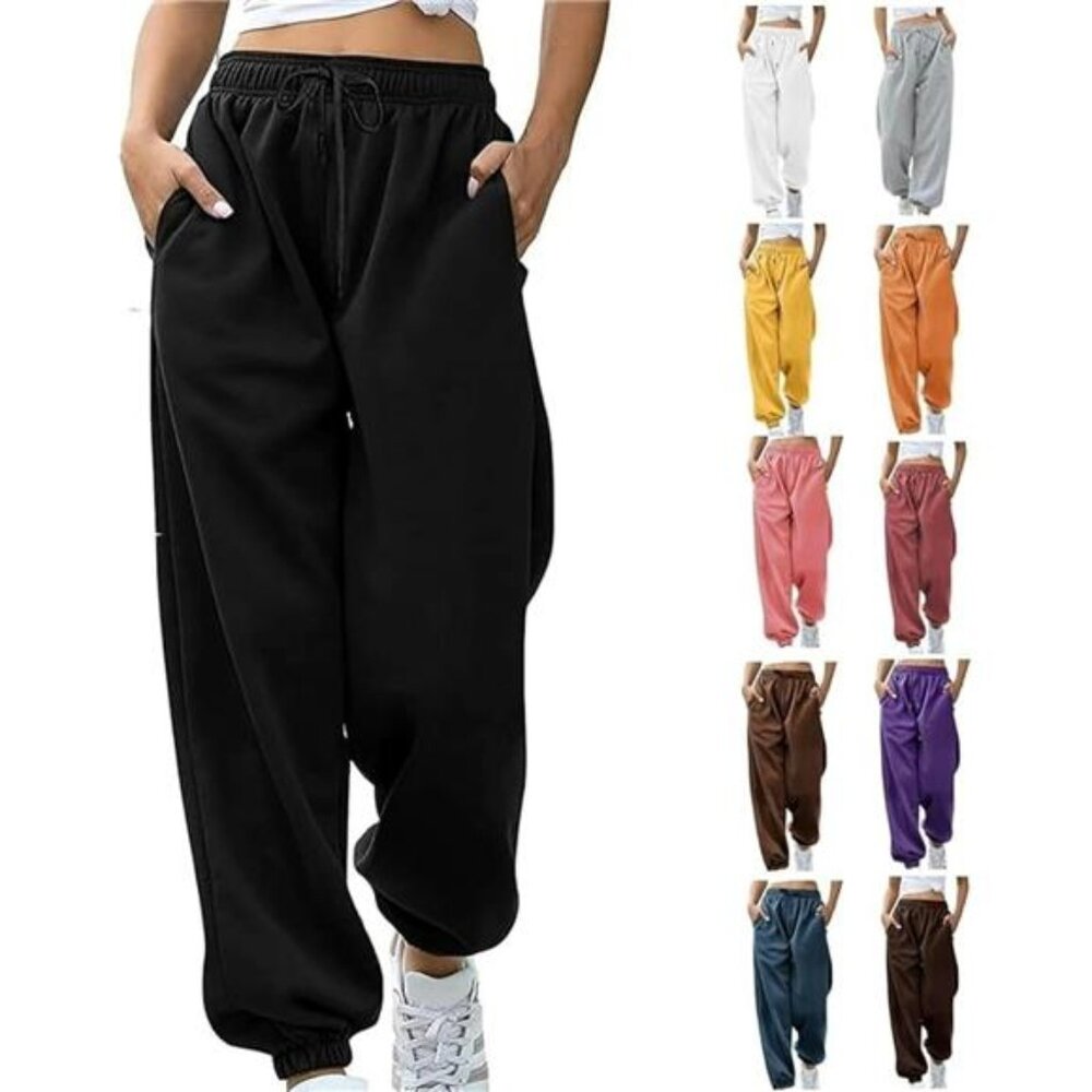 Womens Sweatpants 2024 High Waisted Baggy Sweatpants Joggers Sport Active